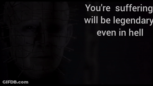 You're Suffering Will Be Legendary In Hell GIF