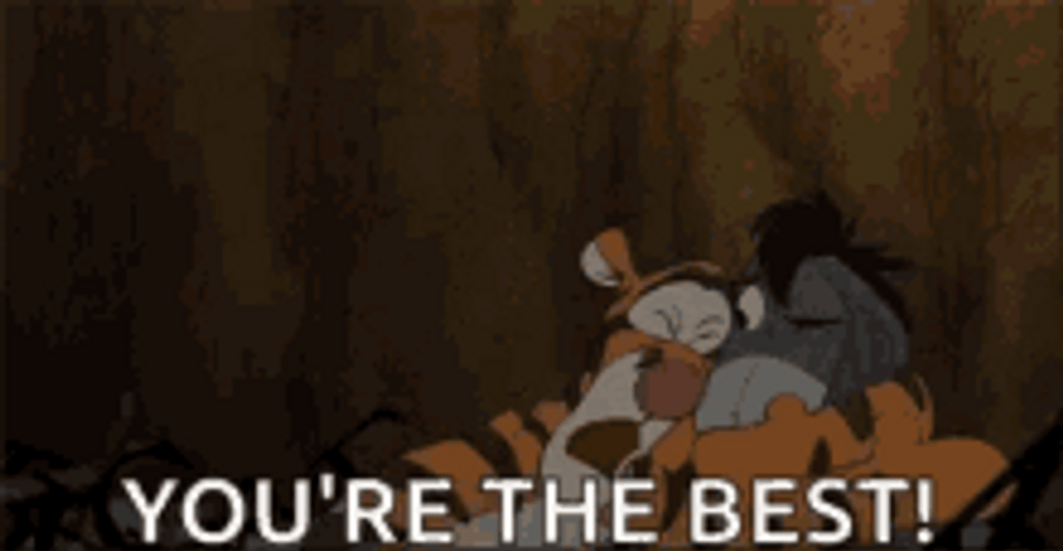 You're The Best Friends Hug GIF