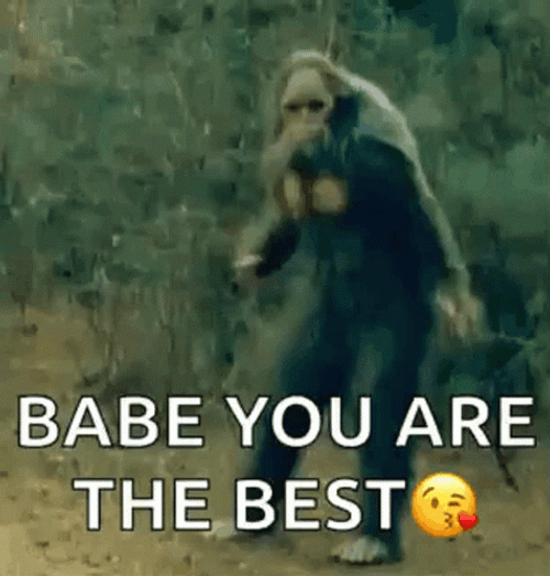You're The Best Monkey Babe GIF
