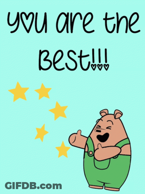 You're The Best Pants Bear GIF