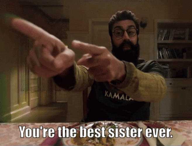 You're The Best Sister Ever Saagar Shaikh GIF