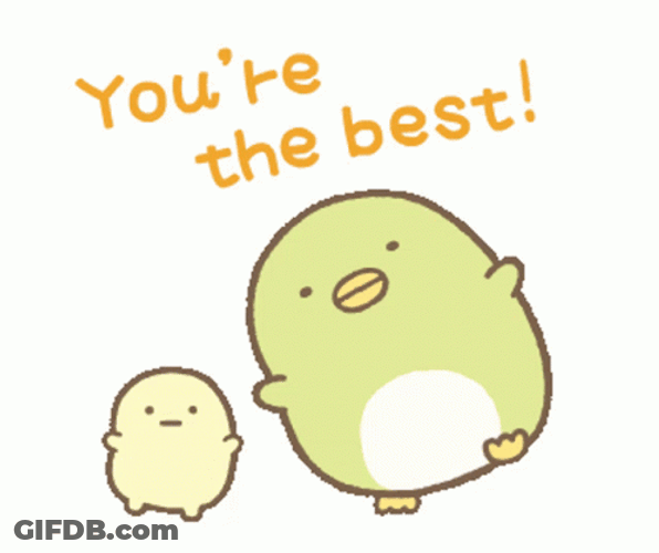 You're The Best Sumikko Gurashi GIF