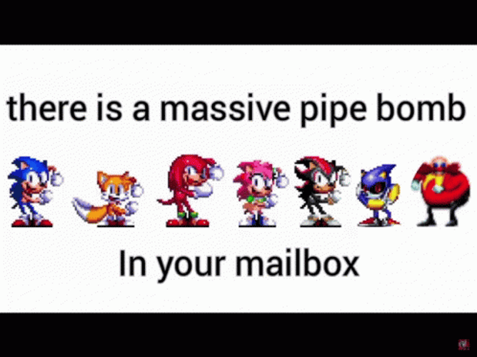 You're The Bomb Sonic Dancing Hedgehog GIF