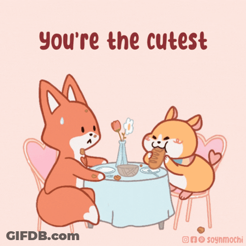 You're The Cutest Eater Bomb GIF