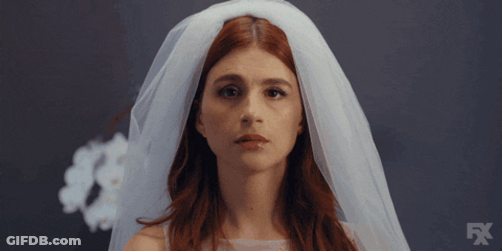 You're The Worst Sad Bride GIF