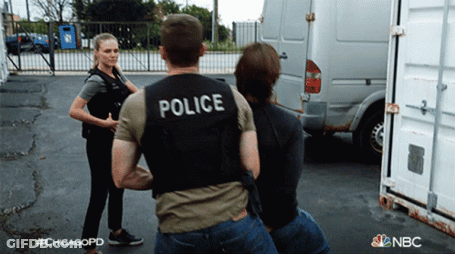 You're Under Arrested Jay Halstead GIF