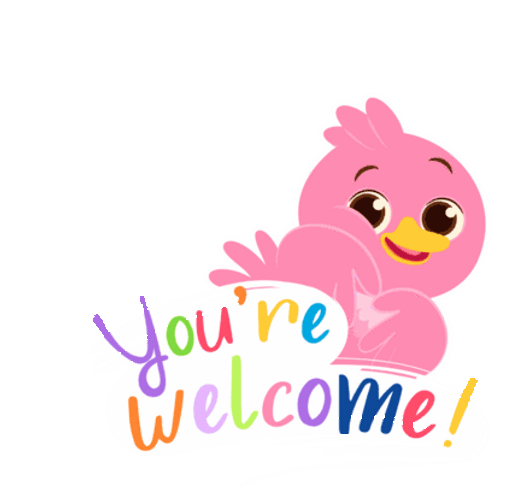You're Welcome Bird GIF