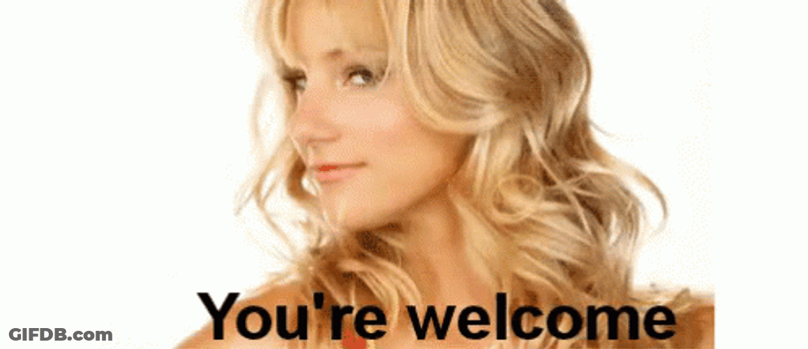 You're Welcome Brittany Pierce GIF