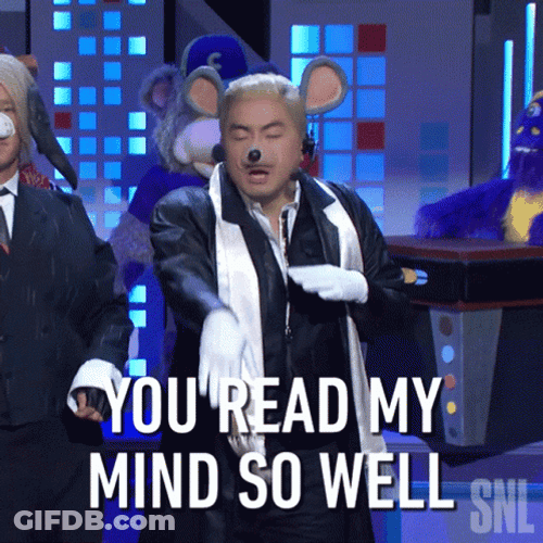 You Read My Mind So Well Great Minds GIF