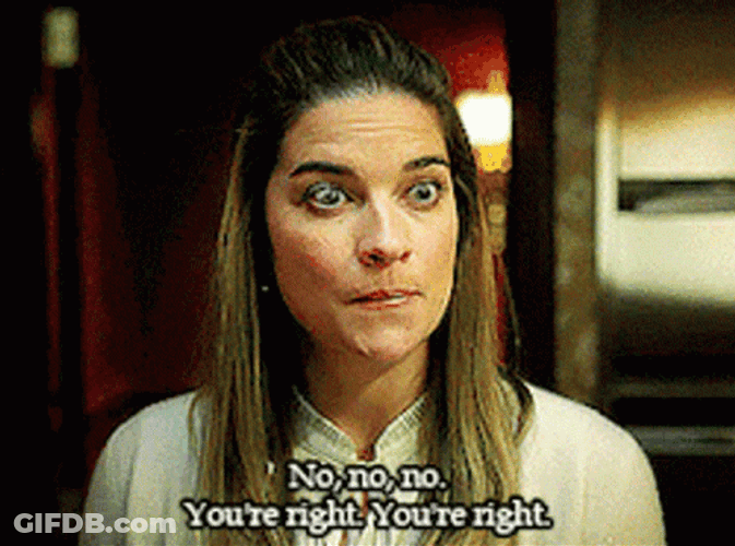 You Right Annie Murphy Nodding GIF