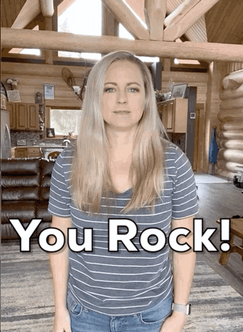 You Rock Girl GIF