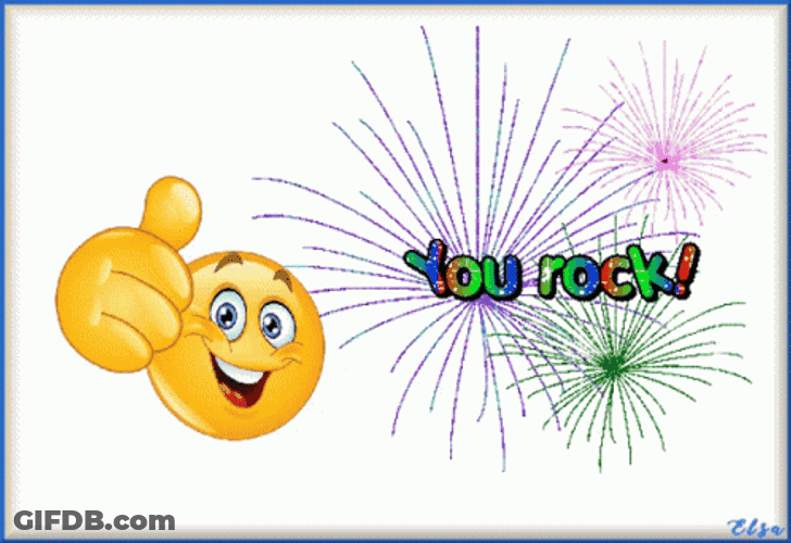 You Rock Meme Emoji Smile GIF