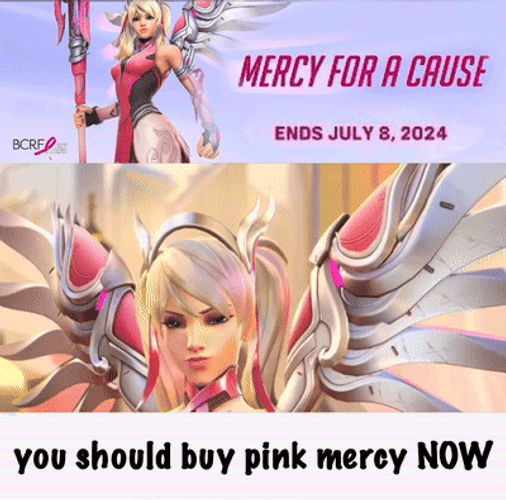 You Should Buy Pink Mercy Now GIF