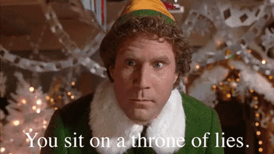 You Sit On A Throne Of Lies GIF