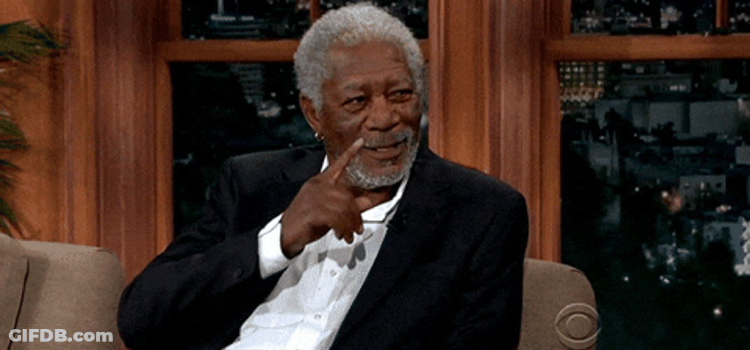 You Sly Thing You Morgan Freeman GIF