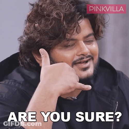 You Sure About That Vishal Mishra GIF