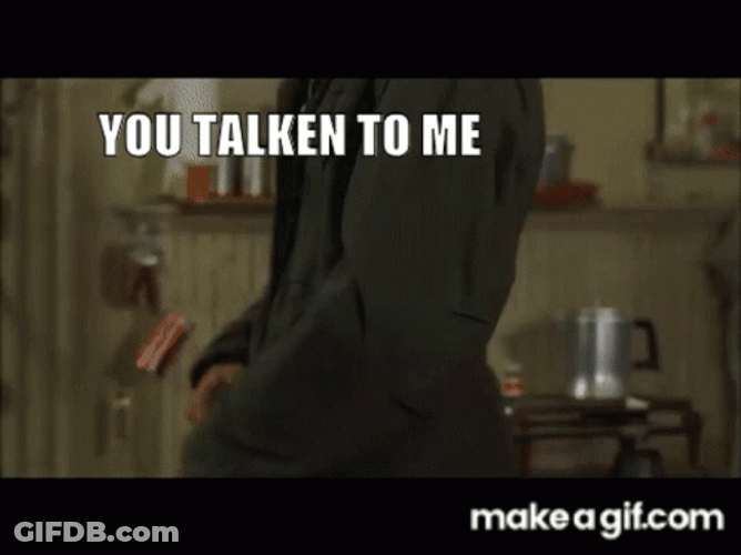 You Talking To Me Young Robert De Niro GIF