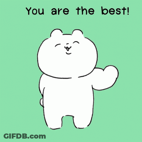 You The Best Moving Chubby Cat Animation GIF