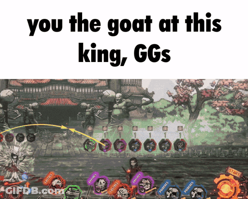 You The Goat At This King GGs Screenshot GIF