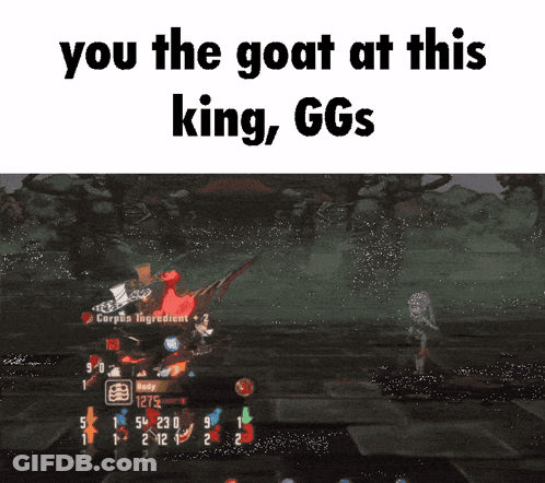 You The Goat At This King Ggs Video Game GIF