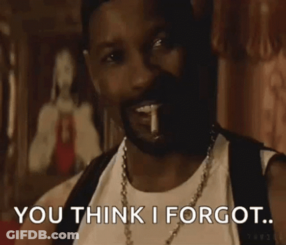 You Think I Forgot Training Day GIF