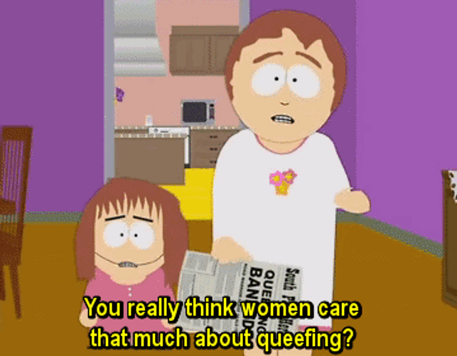 You Think Women Care About Queef Sharon Marsh GIF