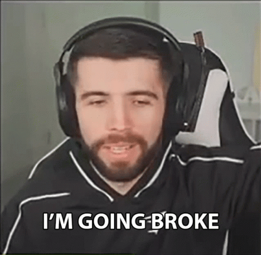You Tuber Joshua Bradley I'm Going Broke GIF