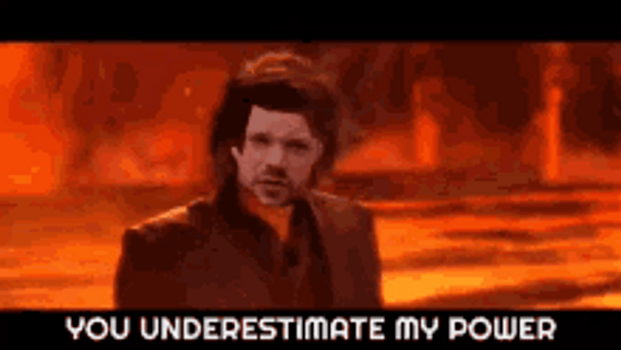 You Underestimate My Power Face Swap Meme GIF