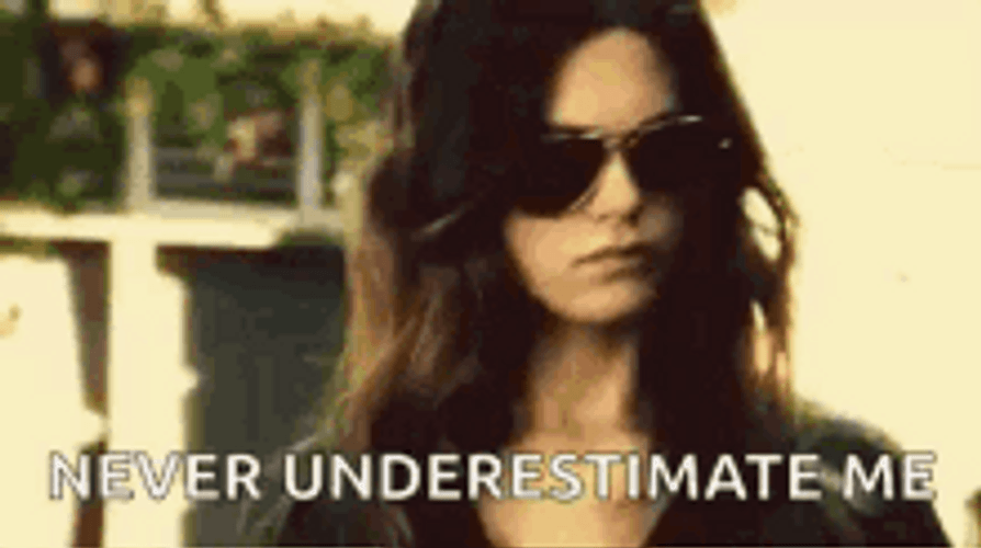 You Underestimate My Power Lyndsy Fonseca GIF
