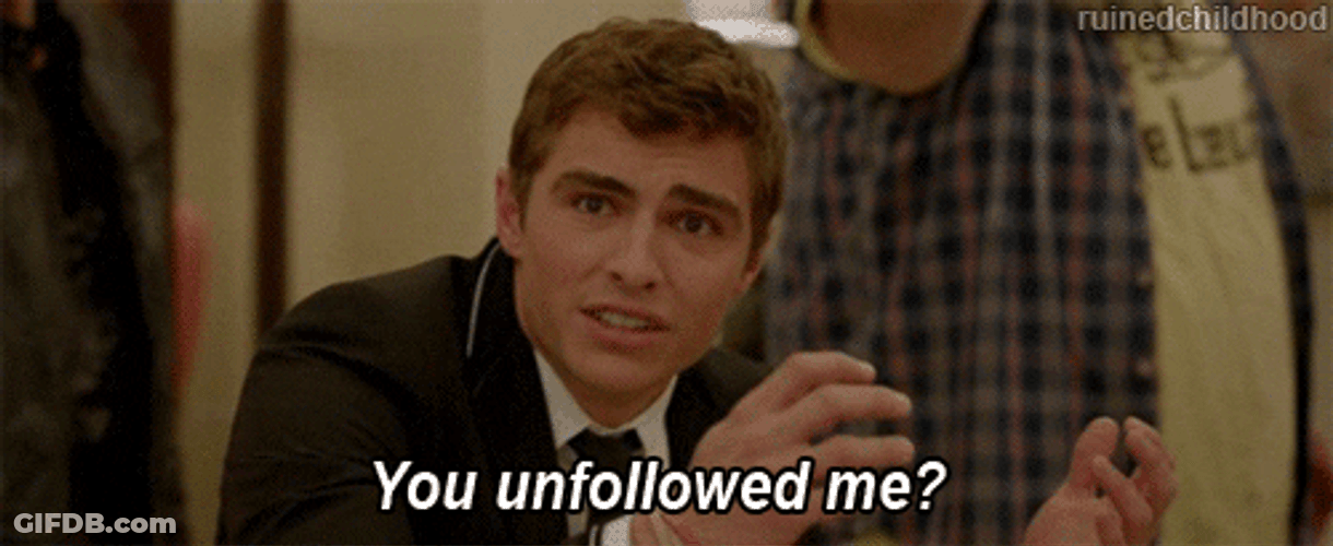 You Unfollowed Me Social Media GIF