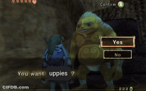 You Want Uppies Confirm Video Game Screenshot GIF