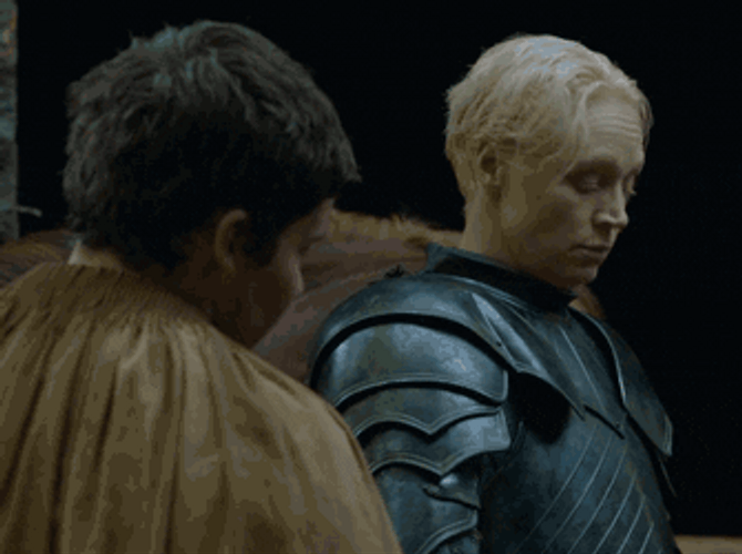 You Were Saying Brienne Game Of Thrones GIF