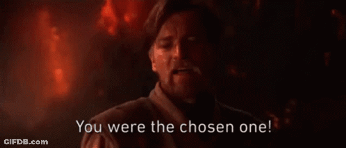 You Were The Chosen One Ewan McGregor GIF