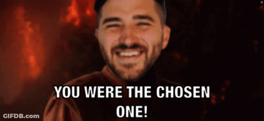 You Were The Chosen One Face Swap Meme GIF