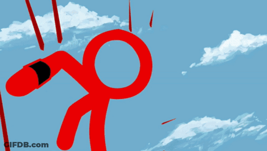 You Were The Chosen One Stickman Flying GIF