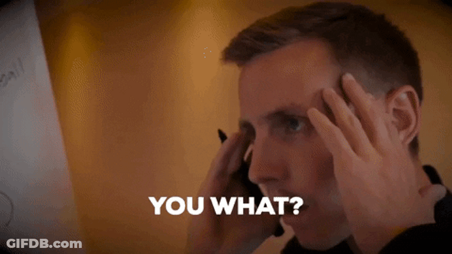You What Confused Man GIF