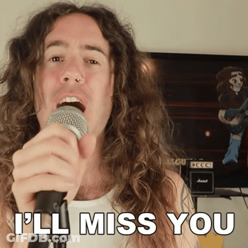 You Will Be Missed Bradley Hall Singing GIF