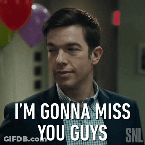 You Will Be Missed John Mulaney GIF