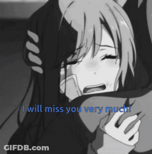 You Will Be Missed Miyako Shikimori Crying GIF