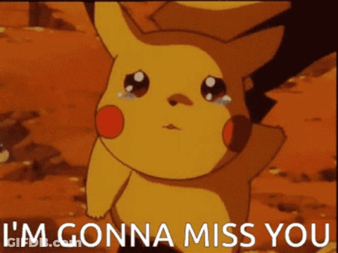 You Will Be Missed Pokemon Pikachu Waving GIF