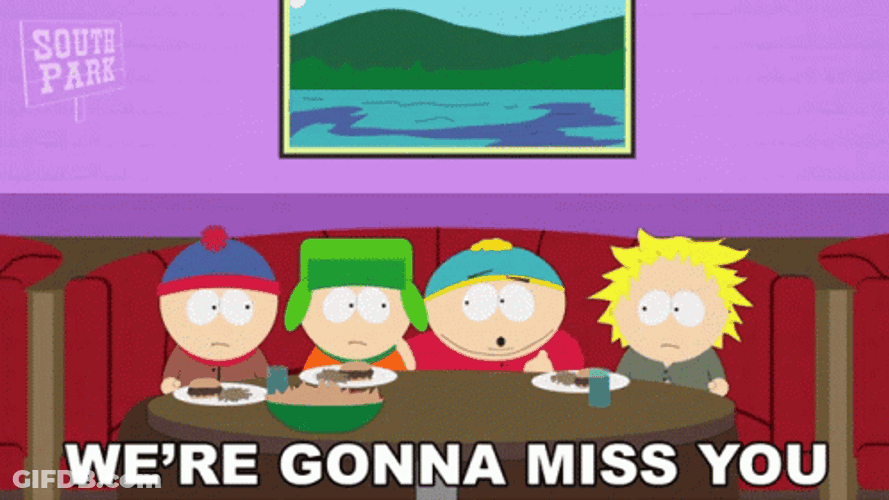 You Will Be Missed South Park Kids GIF