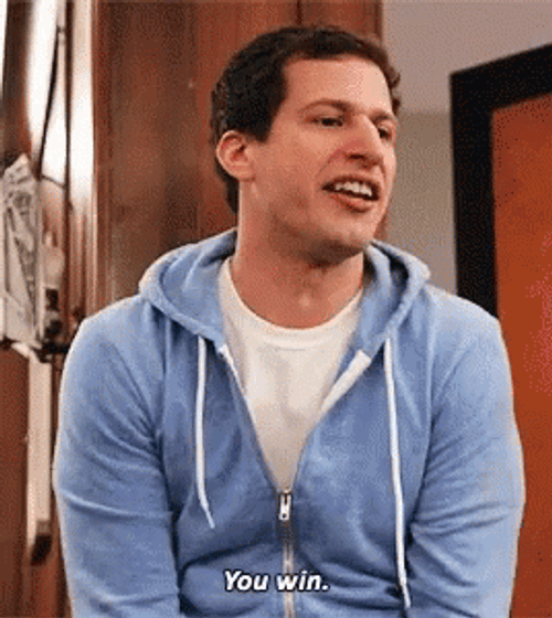 You Win Jake Peralta GIF