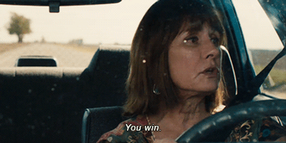 You Win Laurie Metcalf Driving GIF