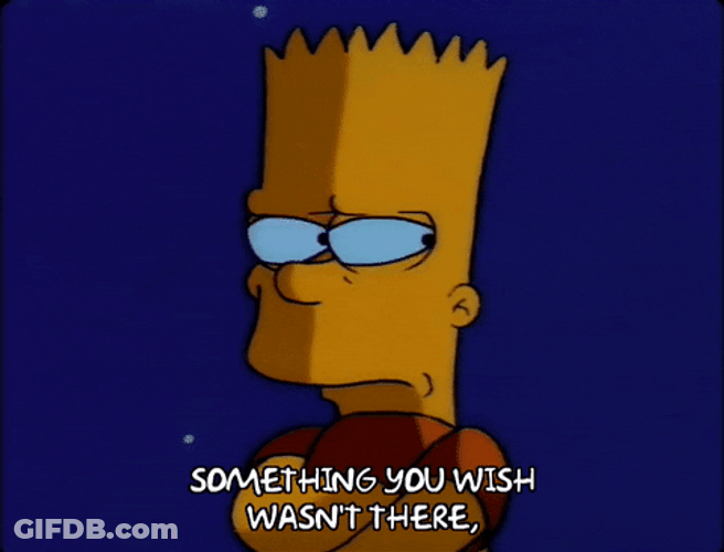 You Wish Angry Bart Simpson GIF