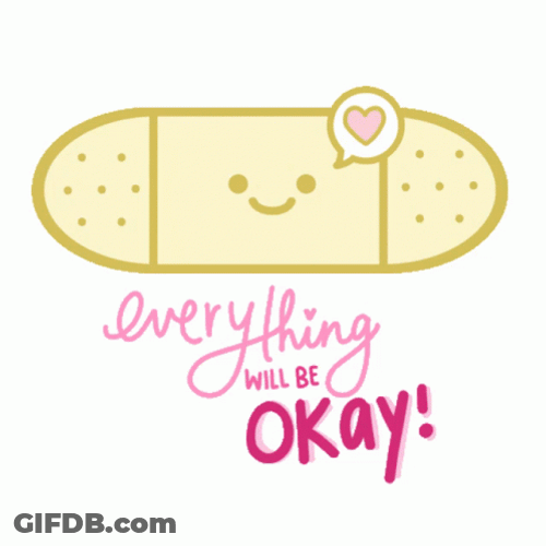Youll Be Fine Bandage Cartoon GIF
