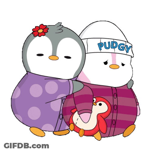 Youll Be Fine Penguin Hug GIF