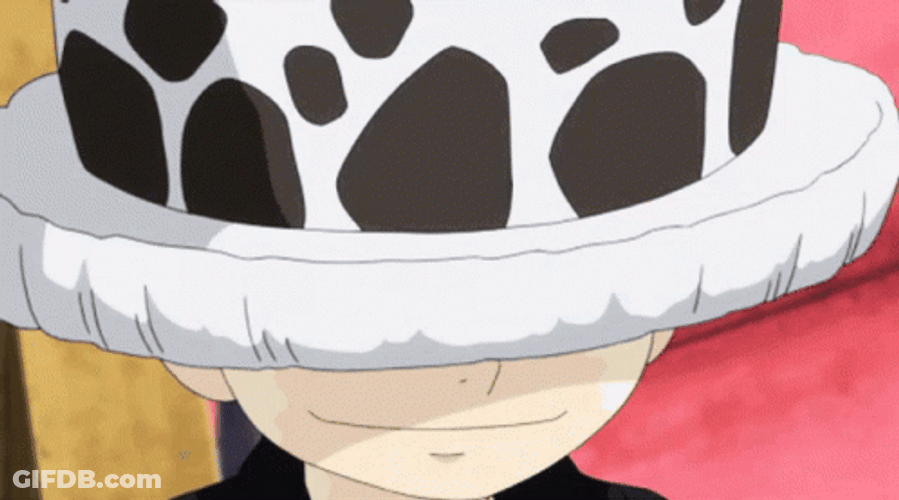 Young And Confident Trafalgar Law GIF