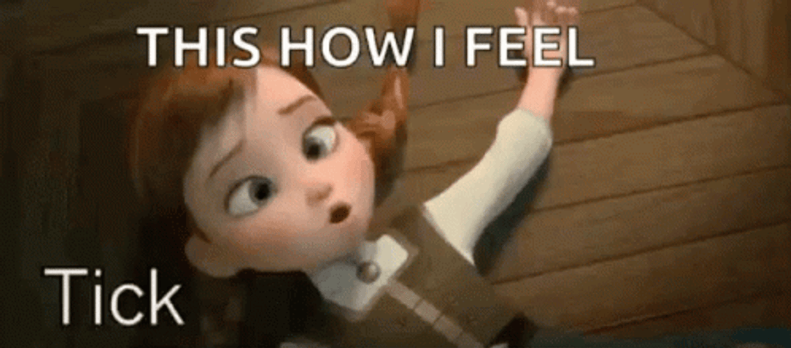 Young Anna From Frozen Still Waiting GIF