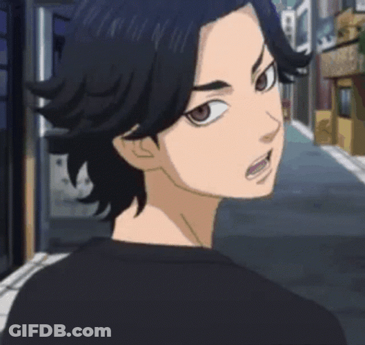 Young Baji Looking Backwards While Walking GIF