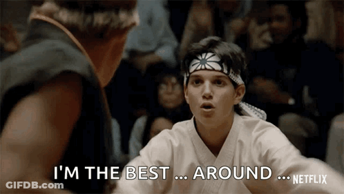 Young Boy And Man In Karate Uniforms Talking GIF